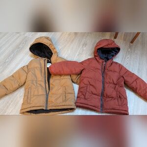Children's Hooded Puffer Jackets - 4T